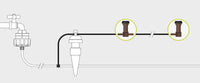 Blumat Drip System Distribution Dripper Support Sticks X 10