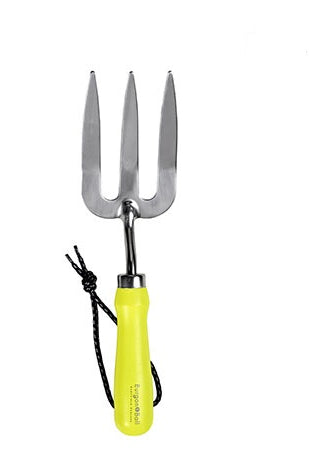 Burgon & Ball FloraBrite Fluorescent Yellow Hand Fork